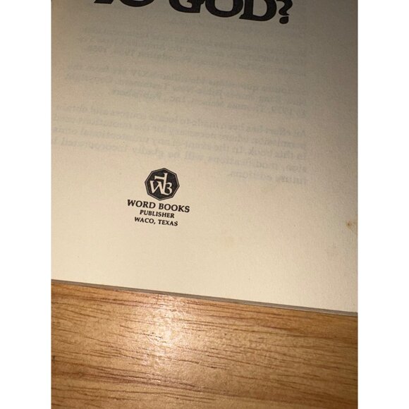 Can You Really Talk To God? By Louis H. Evans Sr. Paperback 1979 - Picture 6 of 11